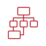 Icon of an orgchart