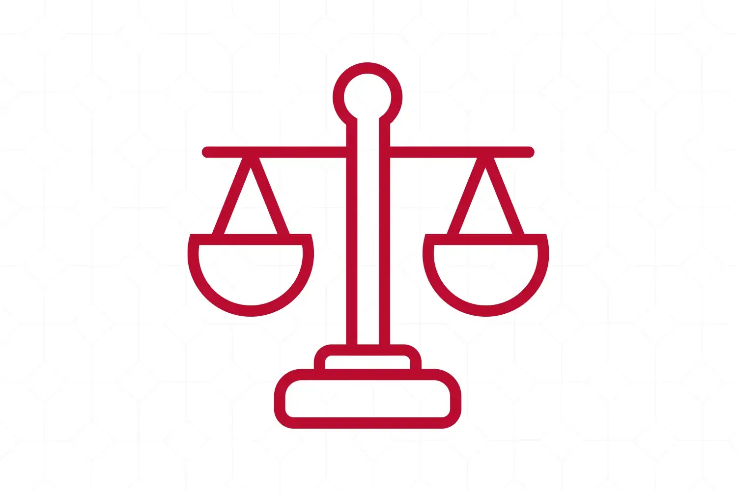an Icon of scales of justice, applied to reference the regulations and laws that this branch will take care of
